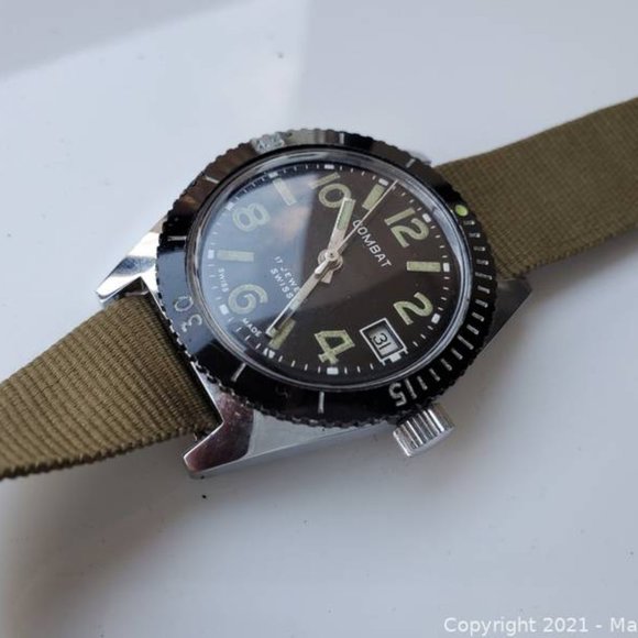 Vintage Skin Diver Watch - Fully Serviced 17 Jewels & Swiss Made - Picture 4 of 8